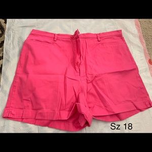 Pink shorts